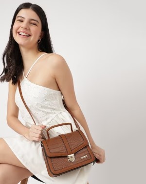 Woman Textured Sling Bag